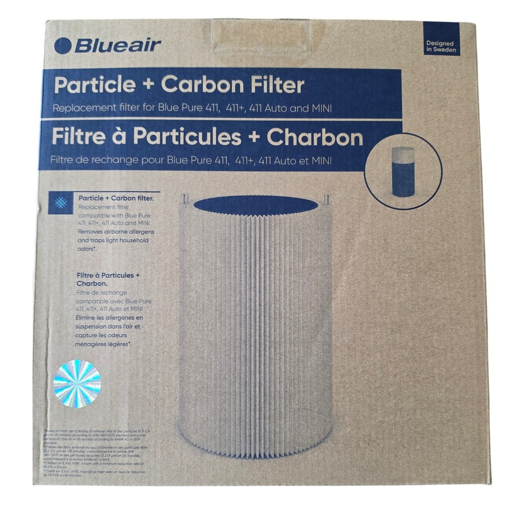 Blueair Particle Carbon Filter Blue Pure 411 411+ 411 Auto MINI Replacement New